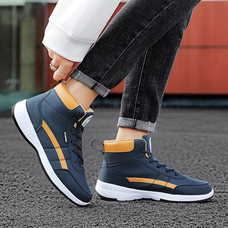 MAEDEF Men's Shoes Spring Autumn Waterproof Walking Fashion Sneakers Outdoor Leisure Anti-slip Comfortable Leather Sports Shoes MAEDEF Men's Shoes Spring Autumn Waterproof Walking Fashion Sneakers Outdoor Leisure Anti-slip Comfortable Leather Sports Shoes