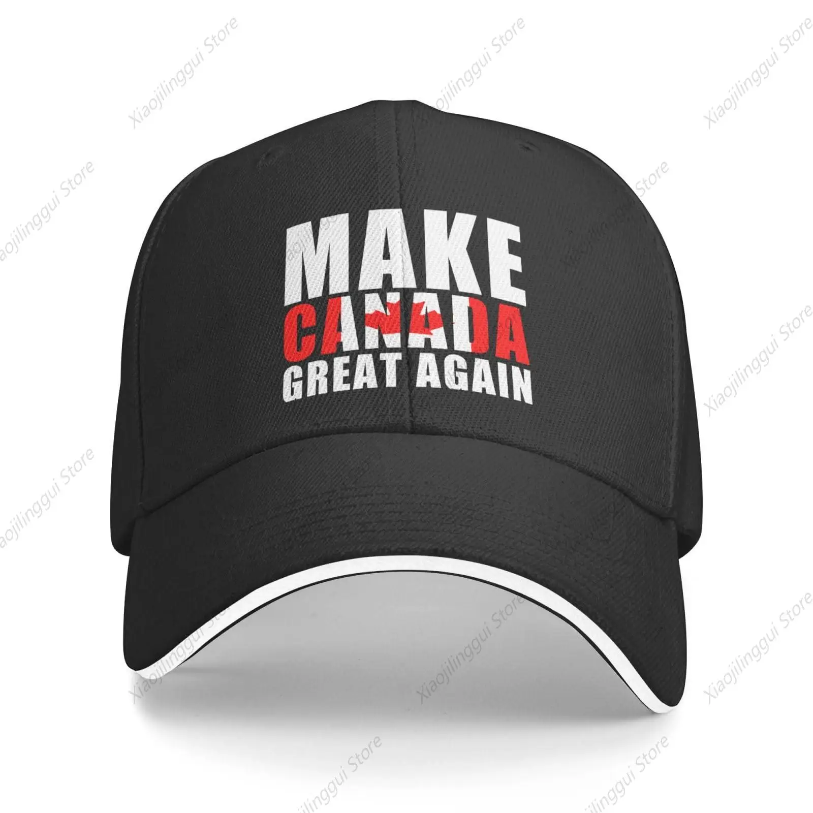 Make Canada Great Again Sandwich Baseball Cap Adjustable Unisex Casquette Outdoor Trucker Hats Black