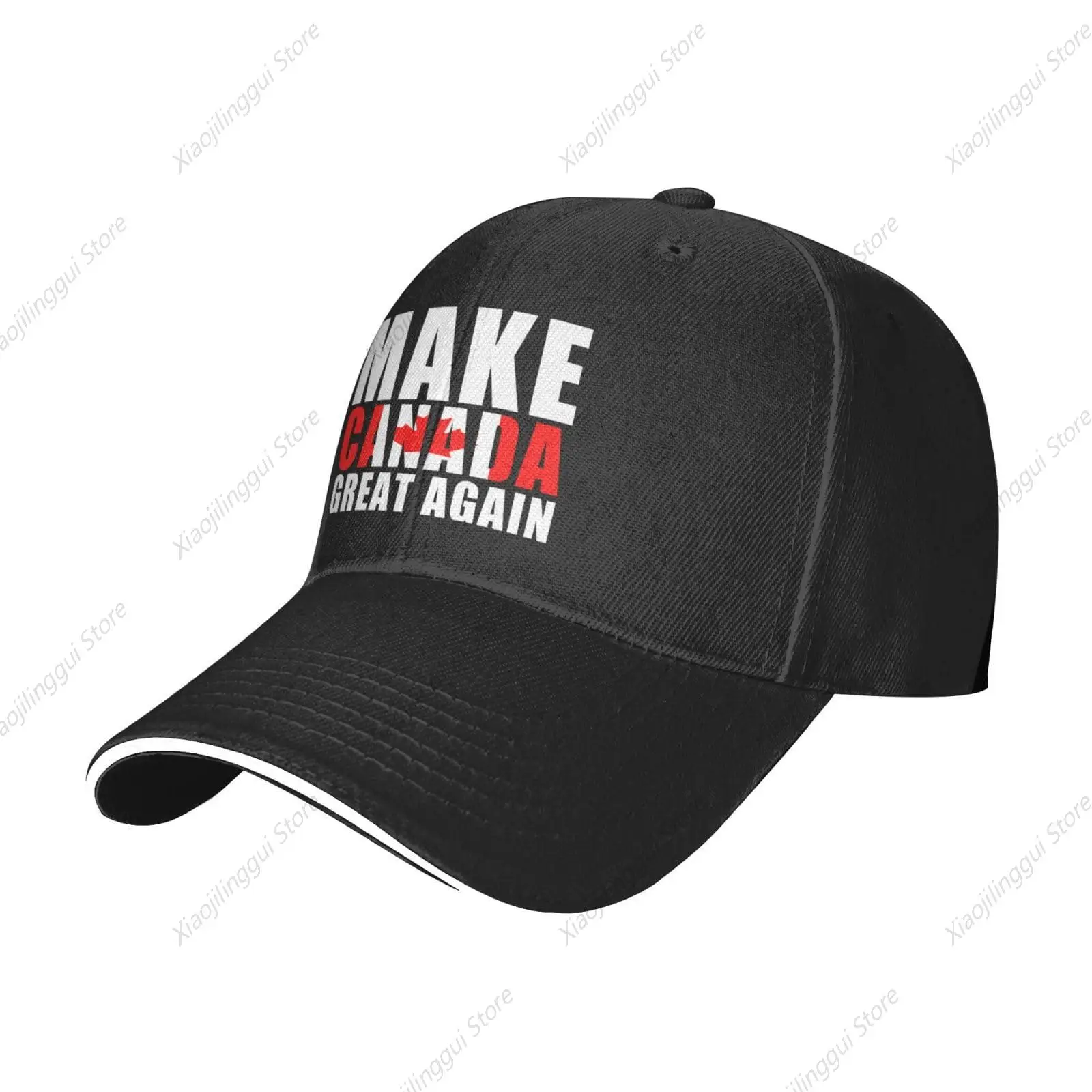 Make Canada Great Again Sandwich Baseball Cap Adjustable Unisex Casquette Outdoor Trucker Hats Black