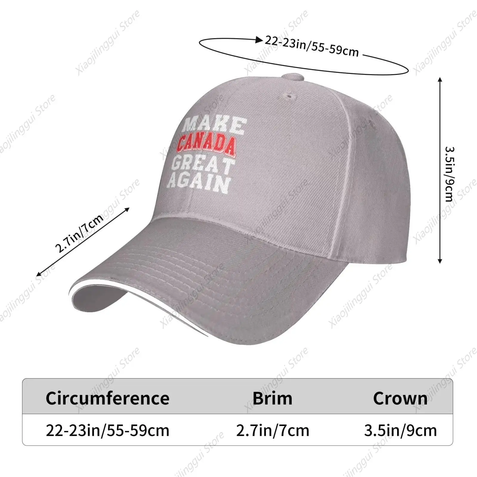 Make Canada Great Again Baseball Caps Men Women Canadian Trucker Hat Black Dad Hat