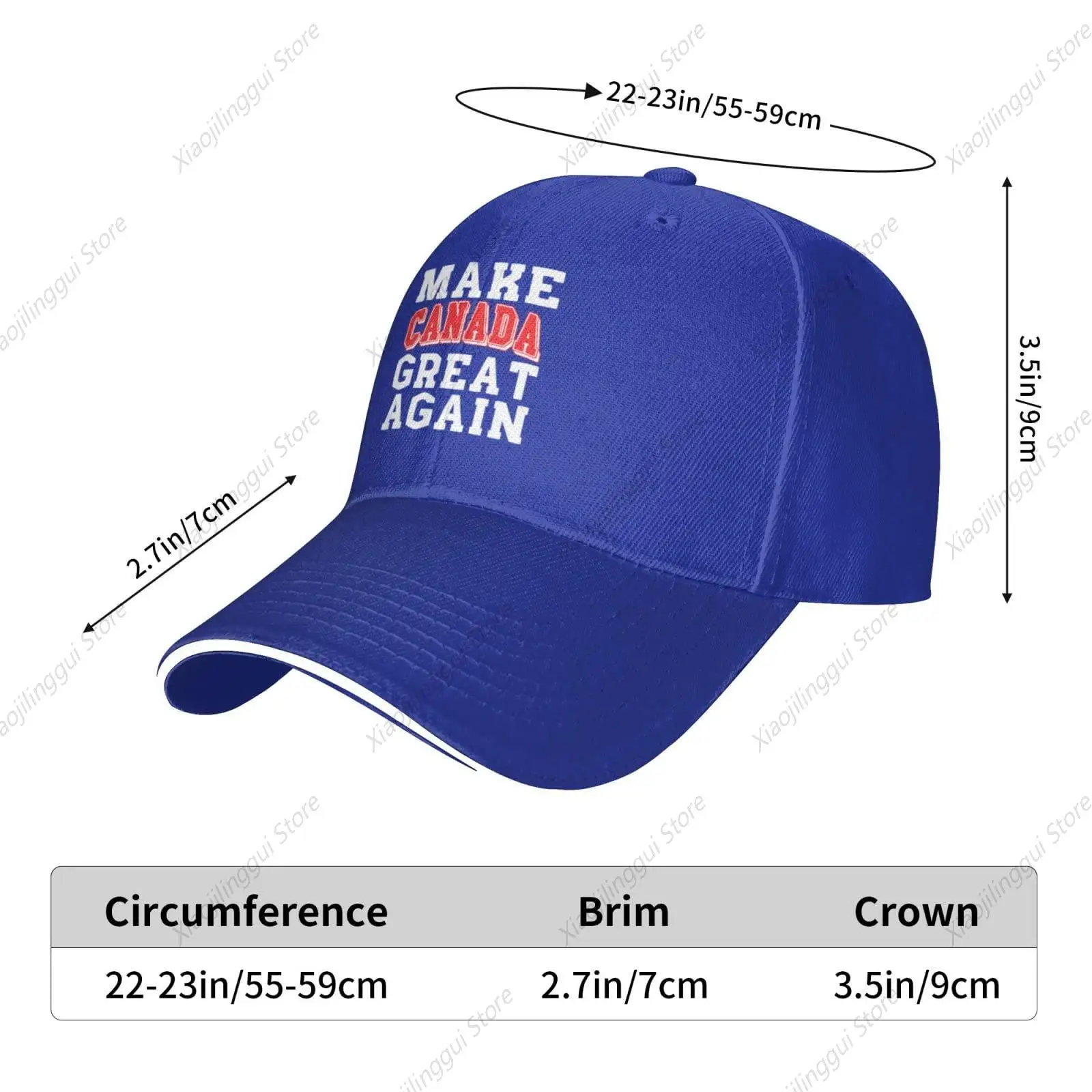Make Canada Great Again Baseball Caps Men Women Canadian Trucker Hat Black Dad Hat