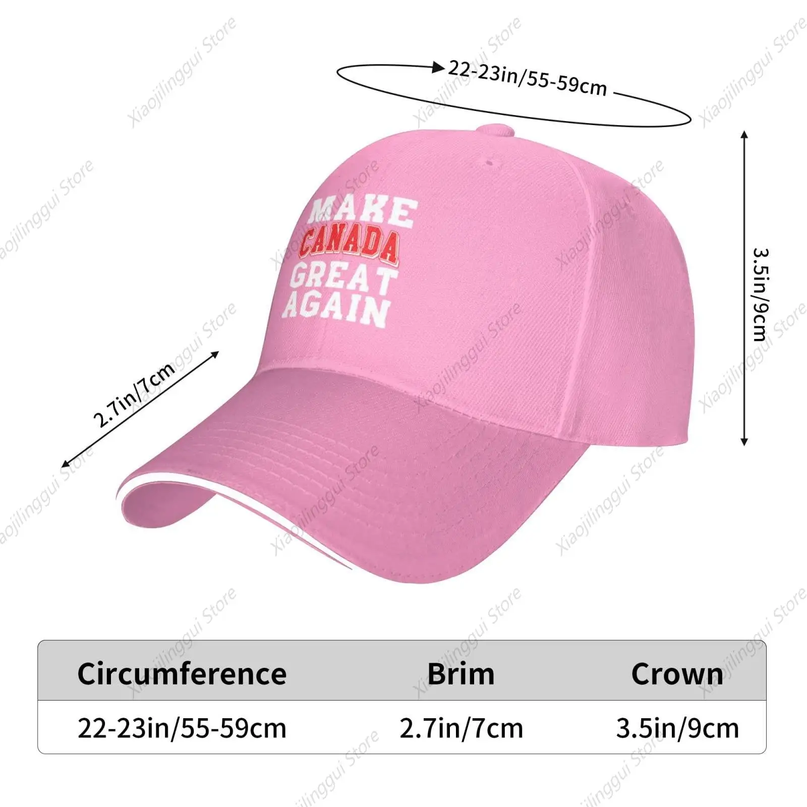 Make Canada Great Again Baseball Caps Men Women Canadian Trucker Hat Black Dad Hat