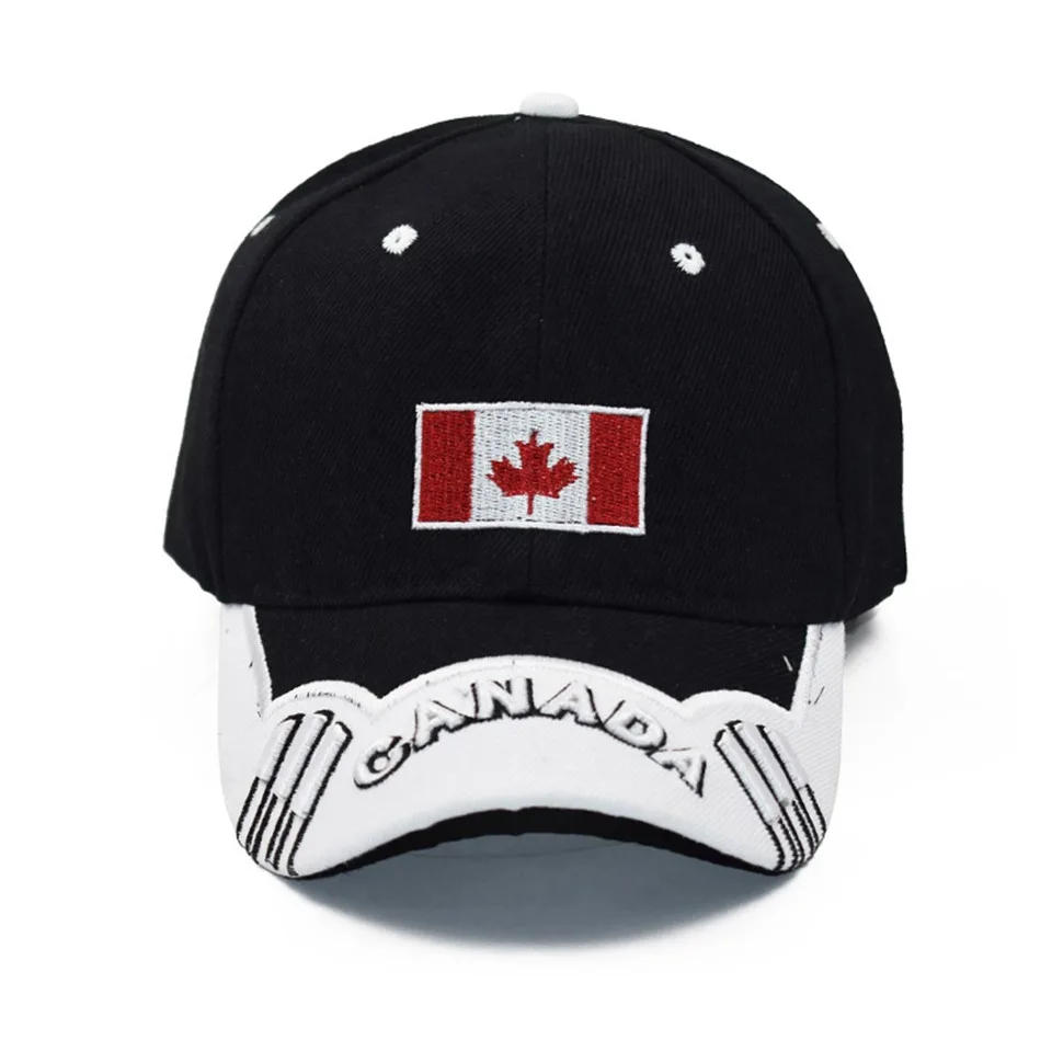 Canada Flag Men fishing Baseball Cap Of Embroidered Canada Hat Mens Snapback Bone Adjustable Women Baseball Hat Snapback Hat