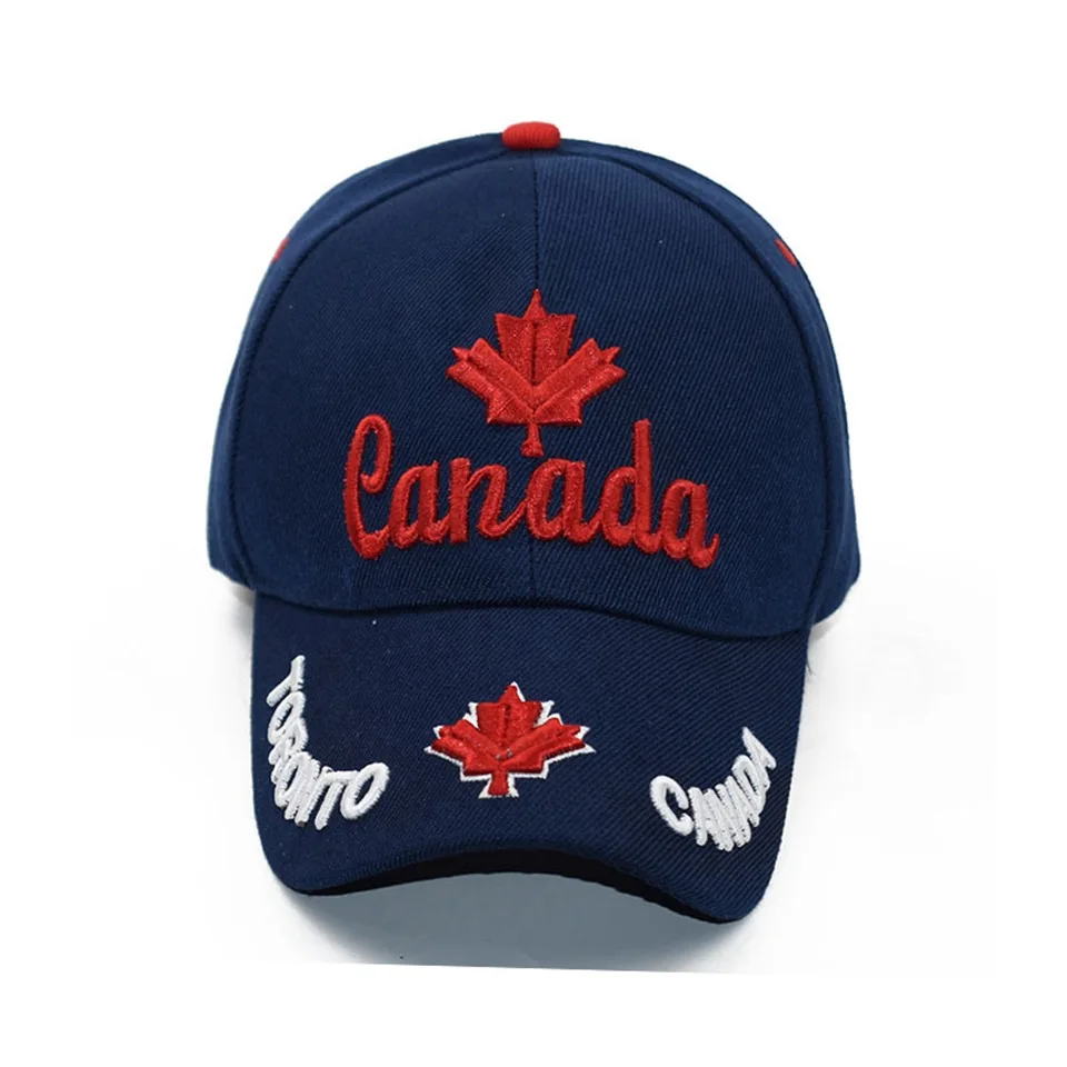 Canada Flag Men fishing Baseball Cap Of Embroidered Canada Hat Mens Snapback Bone Adjustable Women Baseball Hat Snapback Hat