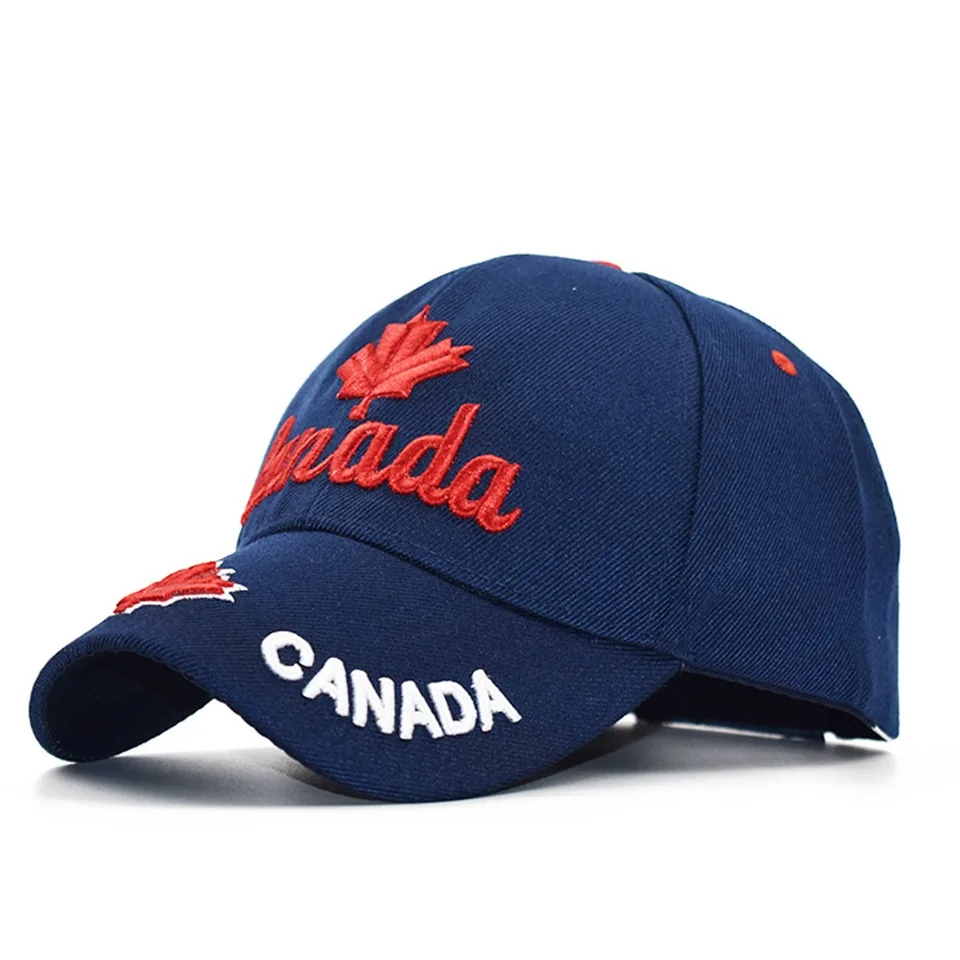 Canada Flag Men fishing Baseball Cap Of Embroidered Canada Hat Mens Snapback Bone Adjustable Women Baseball Hat Snapback Hat