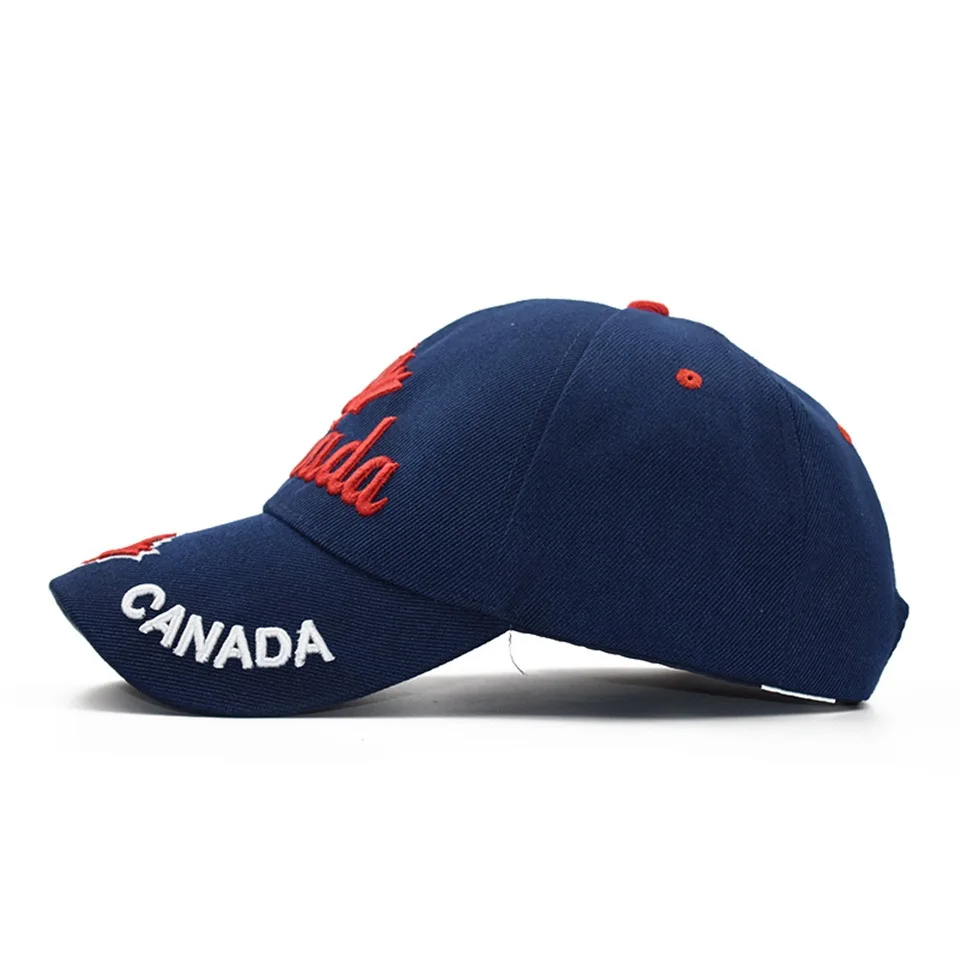 Canada Flag Men fishing Baseball Cap Of Embroidered Canada Hat Mens Snapback Bone Adjustable Women Baseball Hat Snapback Hat