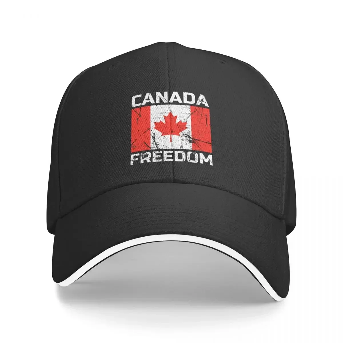 CANADA FREEDOM - Canadian Flag Baseball Cap Horse Hat Trucker Cap Cosplay Hats Woman Men's