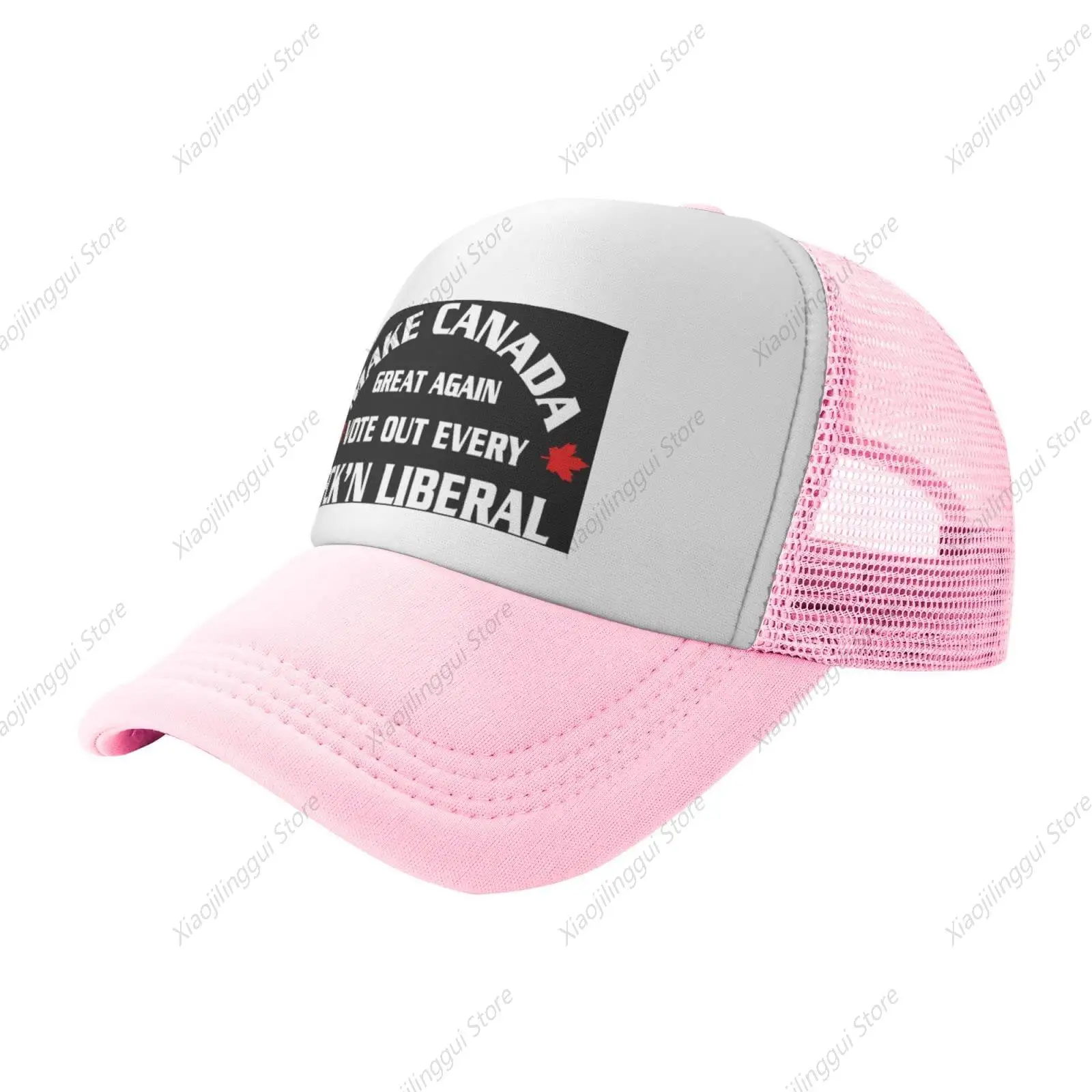 Vintage Baseball Cap for Men Women Make Canada Great Again Vote Out Every Liberal Trucker Hat Adjustable Sports Hat Red