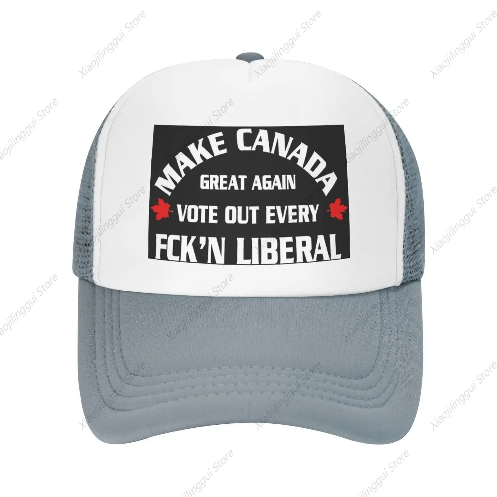 Vintage Baseball Cap for Men Women Make Canada Great Again Vote Out Every Liberal Trucker Hat Adjustable Sports Hat Red