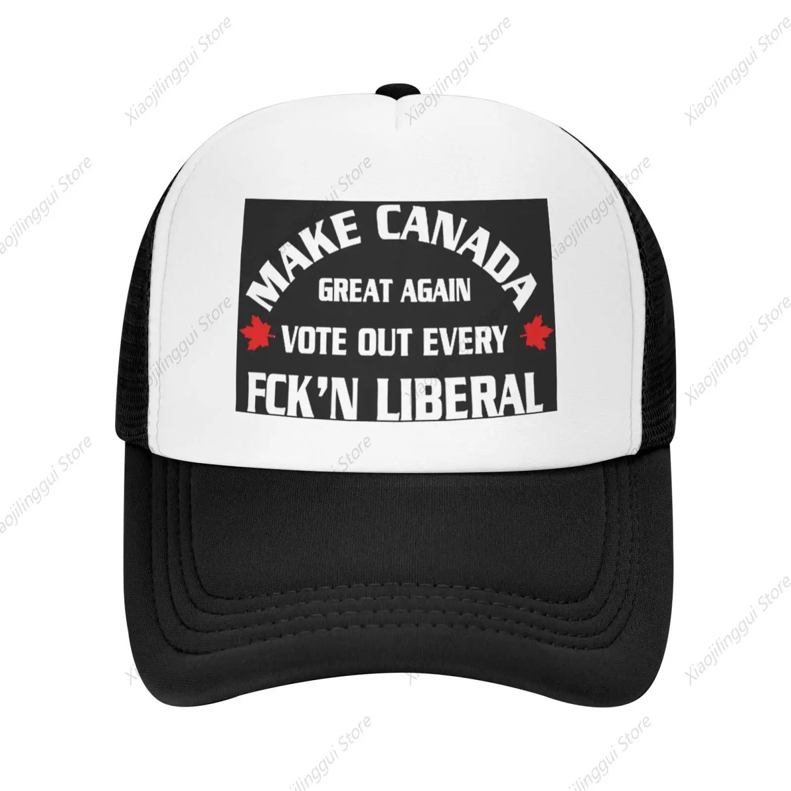 Vintage Baseball Cap for Men Women Make Canada Great Again Vote Out Every Liberal Trucker Hat Adjustable Sports Hat Red