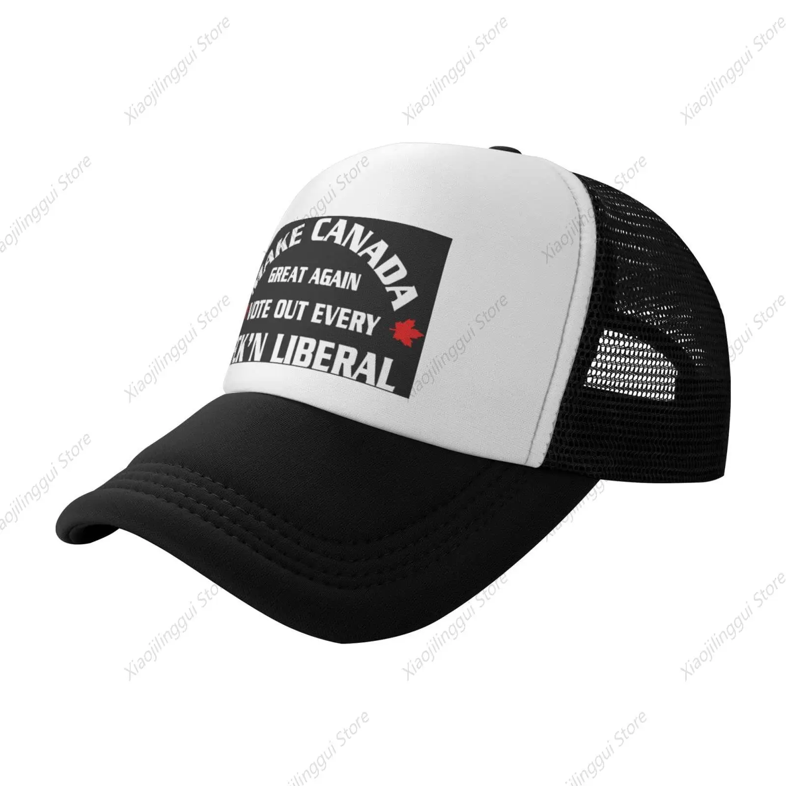 Vintage Baseball Cap for Men Women Make Canada Great Again Vote Out Every Liberal Trucker Hat Adjustable Sports Hat Red