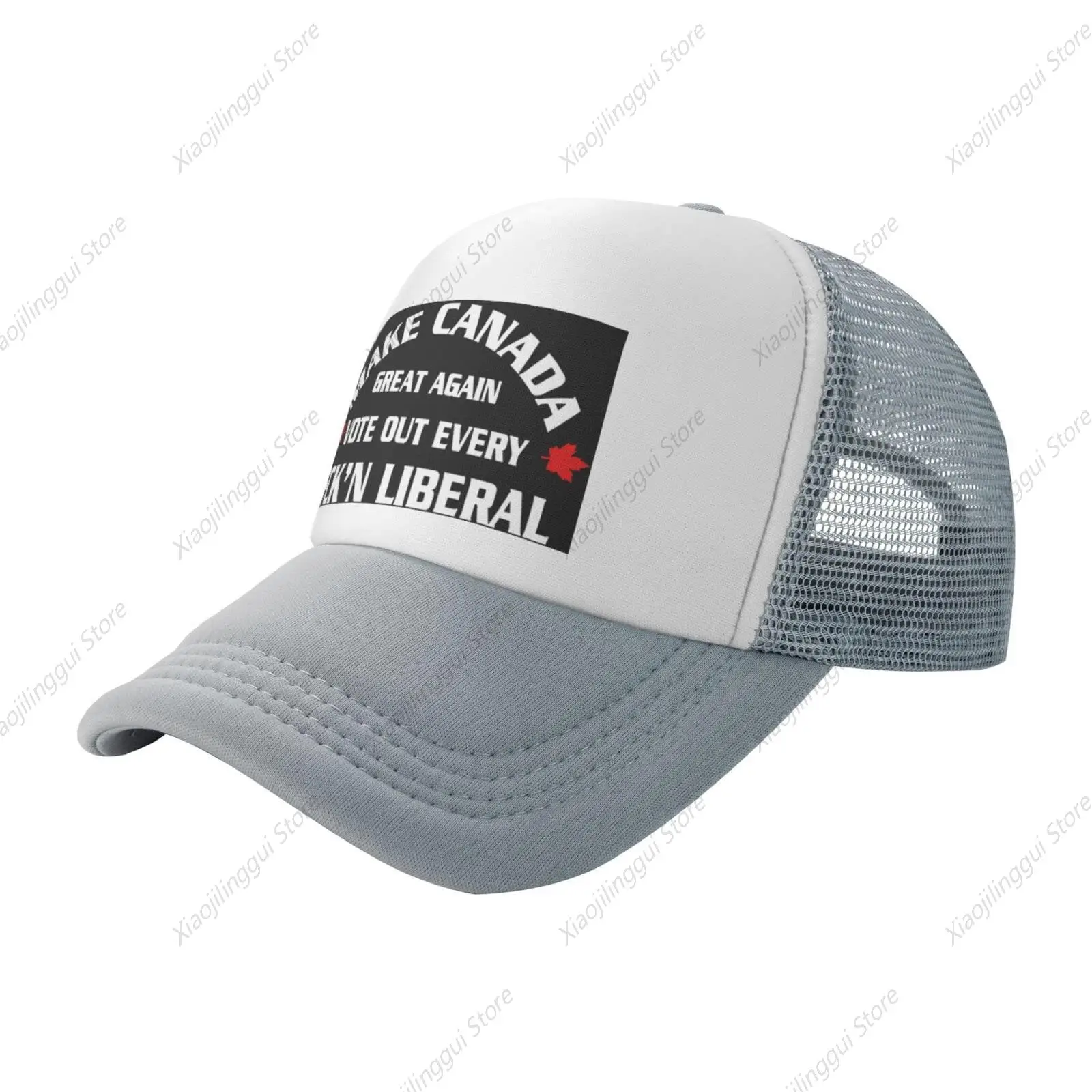 Vintage Baseball Cap for Men Women Make Canada Great Again Vote Out Every Liberal Trucker Hat Adjustable Sports Hat Red