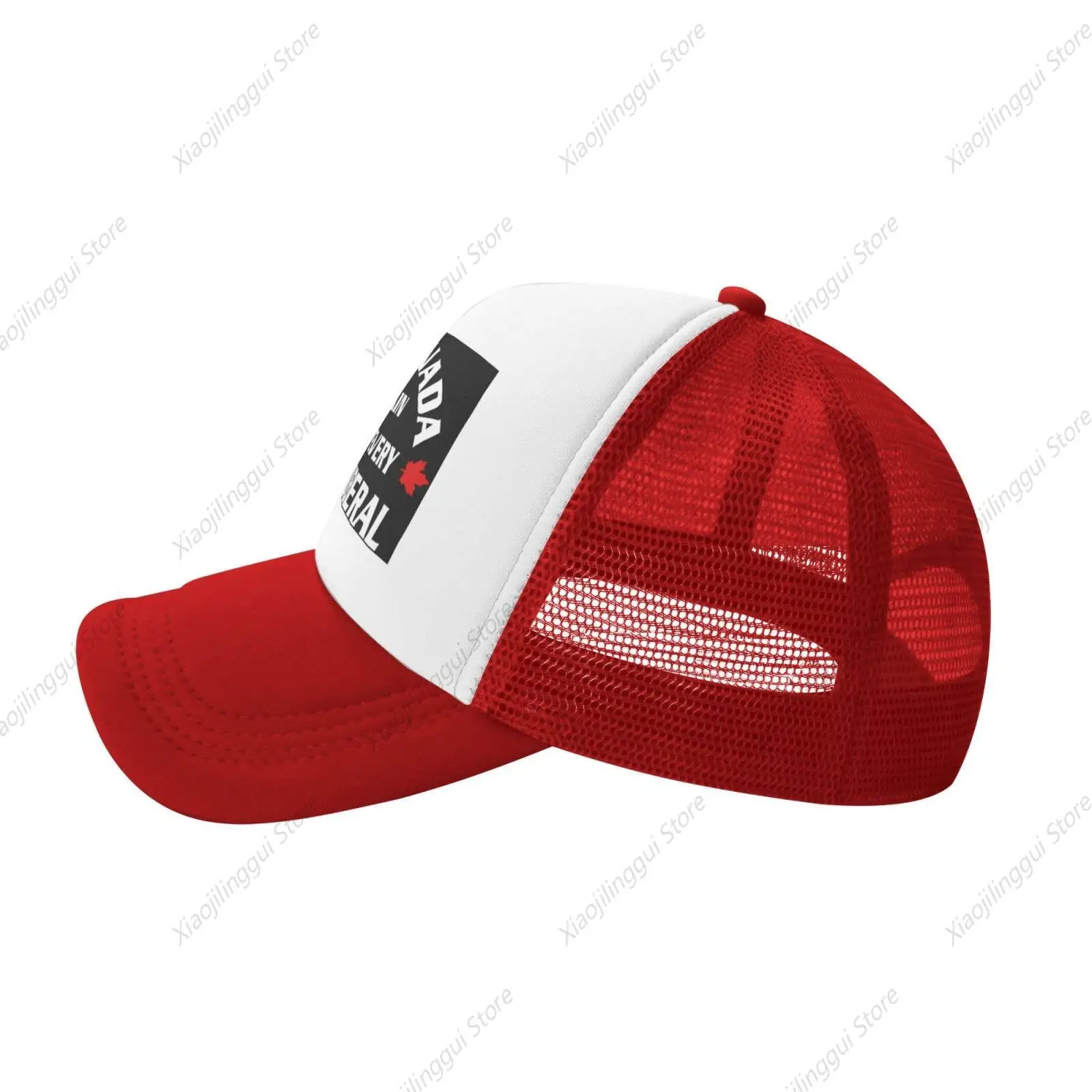 Vintage Baseball Cap for Men Women Make Canada Great Again Vote Out Every Liberal Trucker Hat Adjustable Sports Hat Red