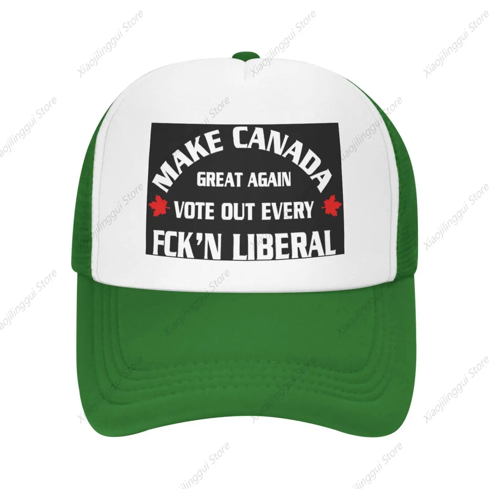 Vintage Baseball Cap for Men Women Make Canada Great Again Vote Out Every Liberal Trucker Hat Adjustable Sports Hat Red