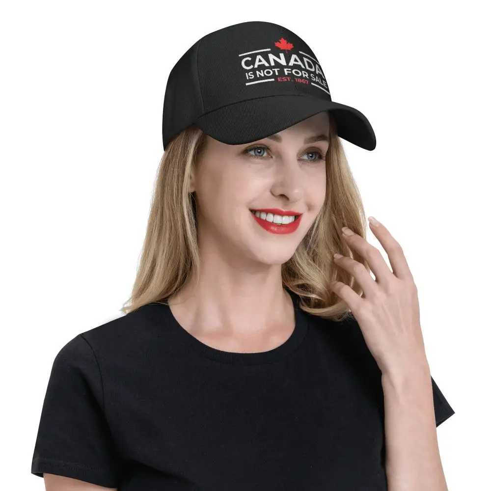 Canada Is Not For Sale 1867 Funny Baseball Cap y2k Retro Unisex Men Trucker Hat Hot Sale Tennis Skate Baseball Caps