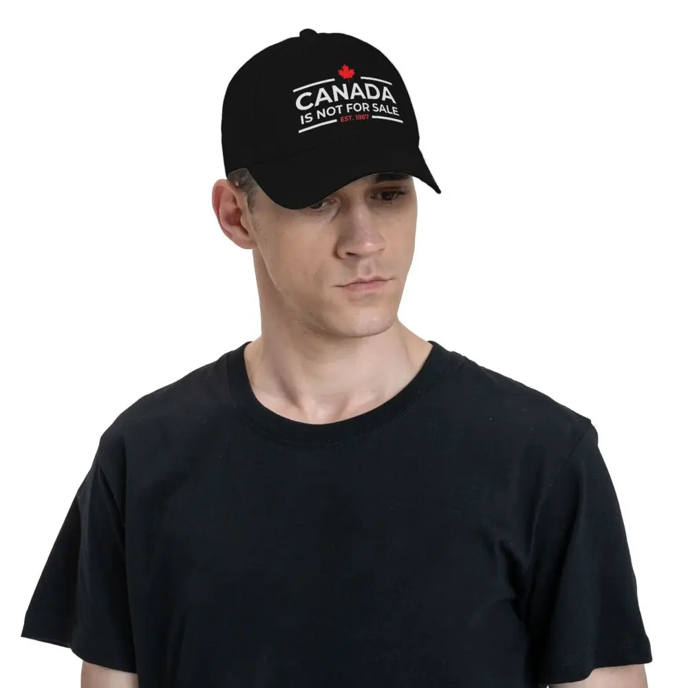 Canada Is Not For Sale 1867 Funny Baseball Cap y2k Retro Unisex Men Trucker Hat Hot Sale Tennis Skate Baseball Caps
