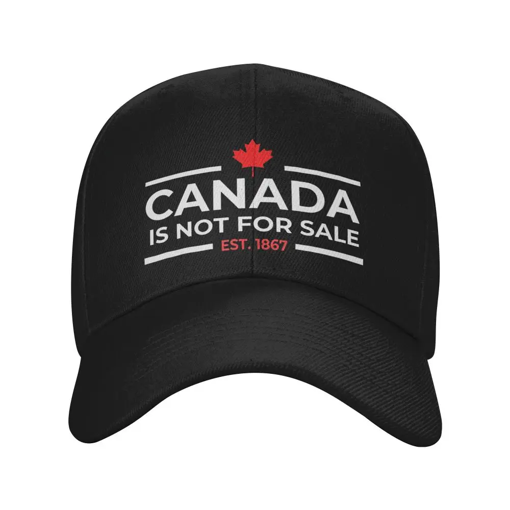 Canada Is Not For Sale 1867 Funny Baseball Cap y2k Retro Unisex Men Trucker Hat Hot Sale Tennis Skate Baseball Caps