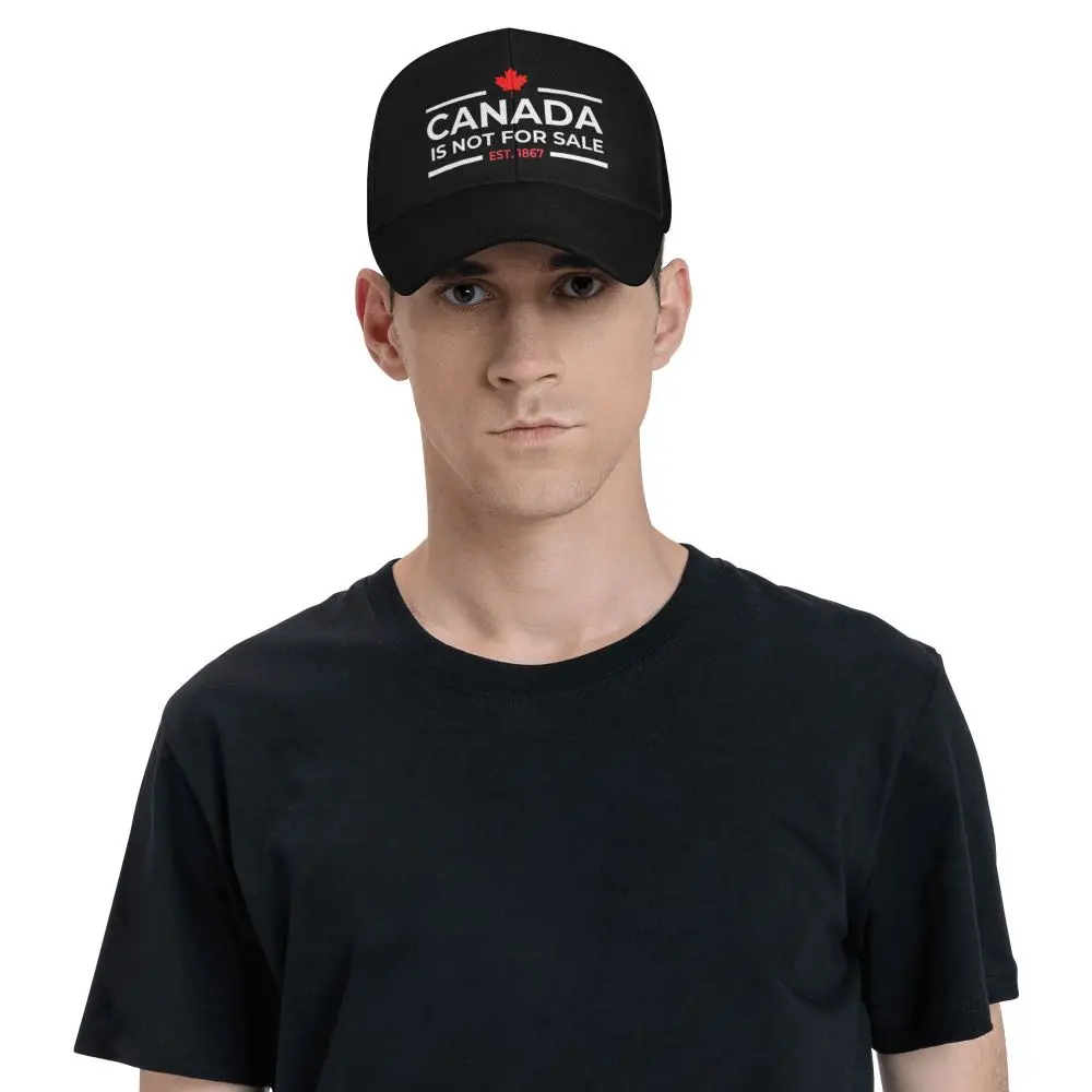 Canada Is Not For Sale 1867 Funny Baseball Cap y2k Retro Unisex Men Trucker Hat Hot Sale Tennis Skate Baseball Caps
