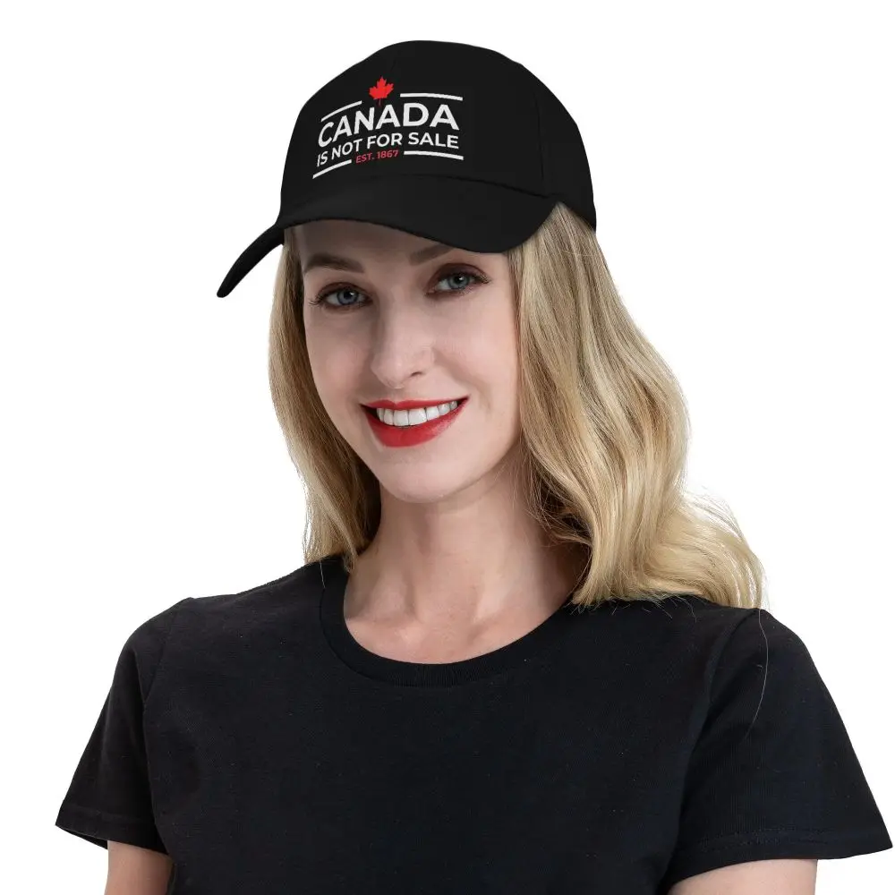 Canada Is Not For Sale 1867 Funny Baseball Cap y2k Retro Unisex Men Trucker Hat Hot Sale Tennis Skate Baseball Caps
