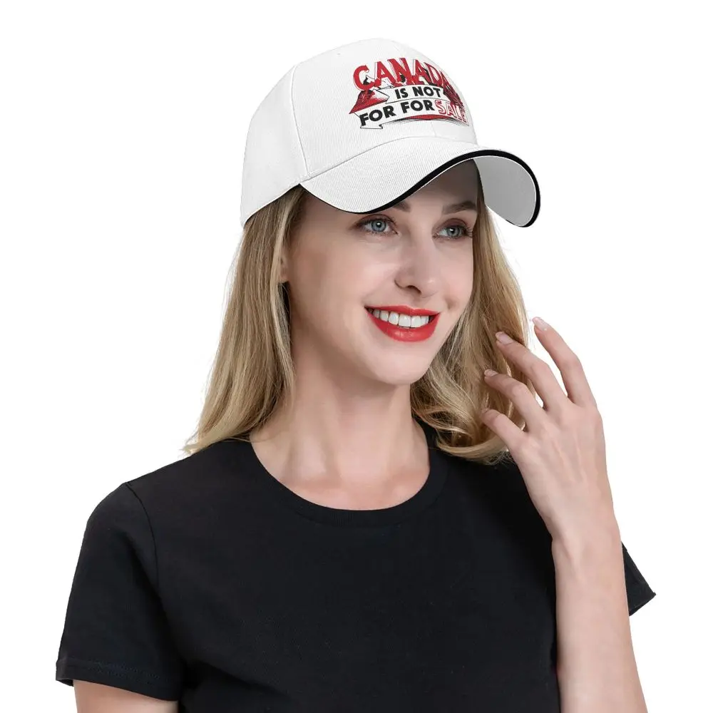 Canada Not For Sale Logo Casual Baseball Cap Outdoor Sports Trucker Hat Spring Breathable Unisex-Teens Fashion Snapback Cap