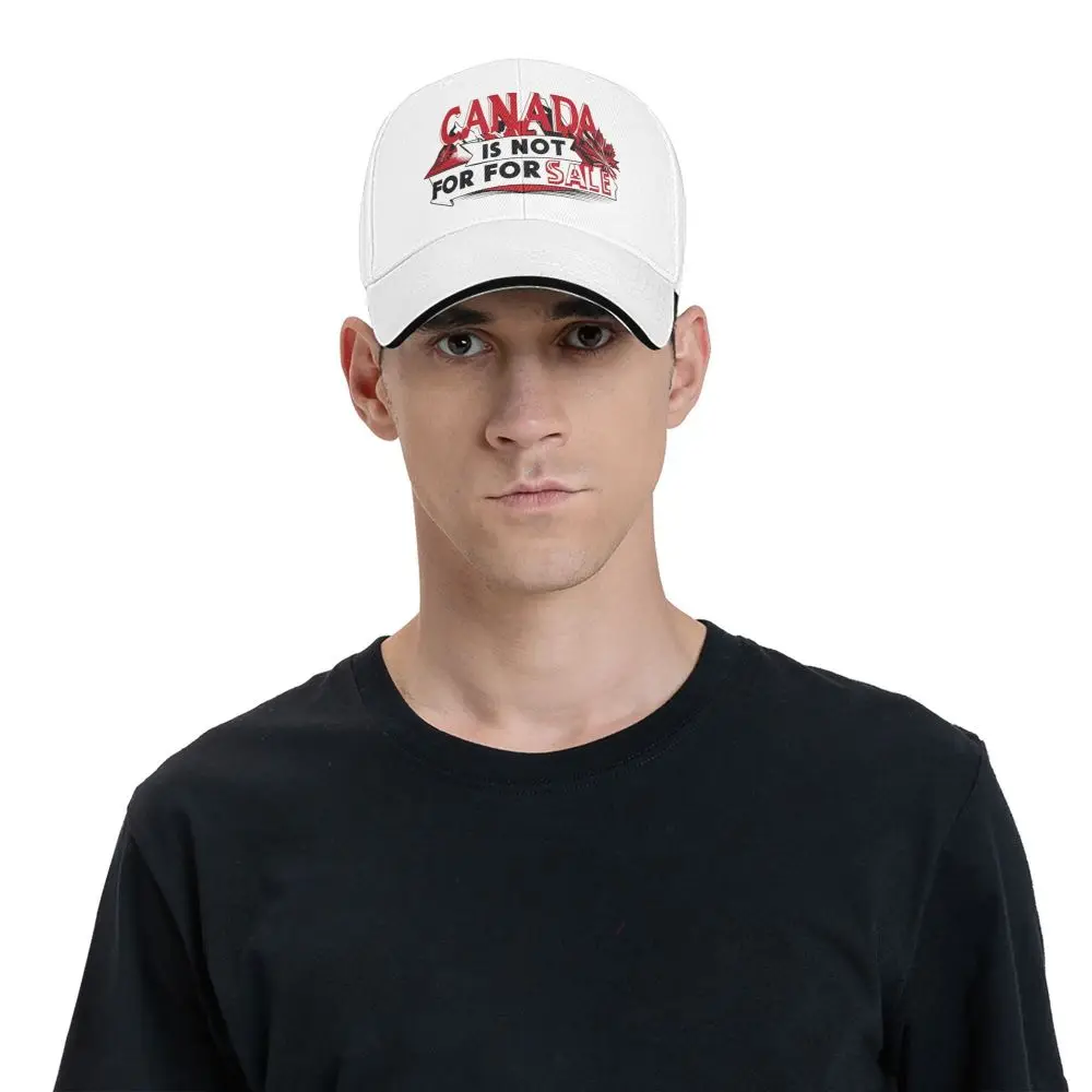 Canada Not For Sale Logo Casual Baseball Cap Outdoor Sports Trucker Hat Spring Breathable Unisex-Teens Fashion Snapback Cap