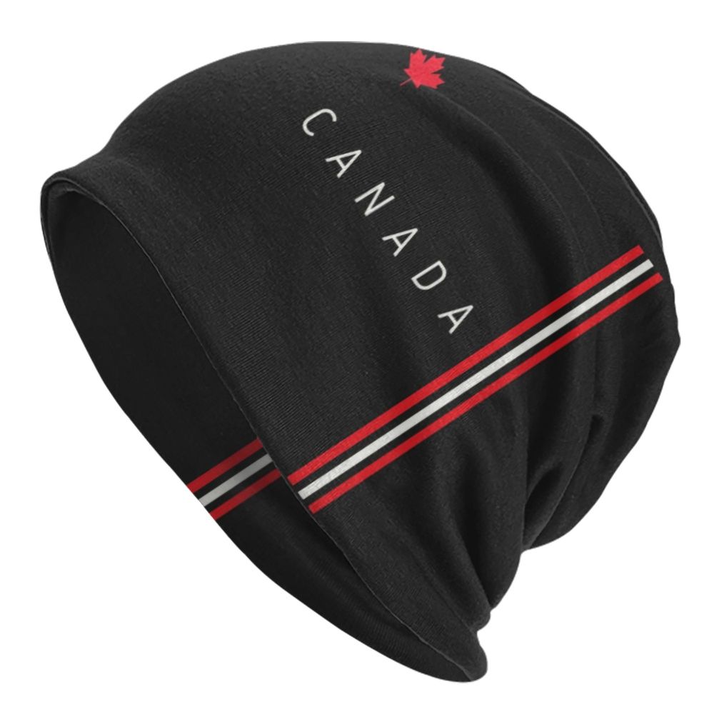 Canada Flag Bonnet Hat Knitted Hat Men Women Cool Unisex Adult Canadian Proud Winter Warm Skullies Beanies Caps