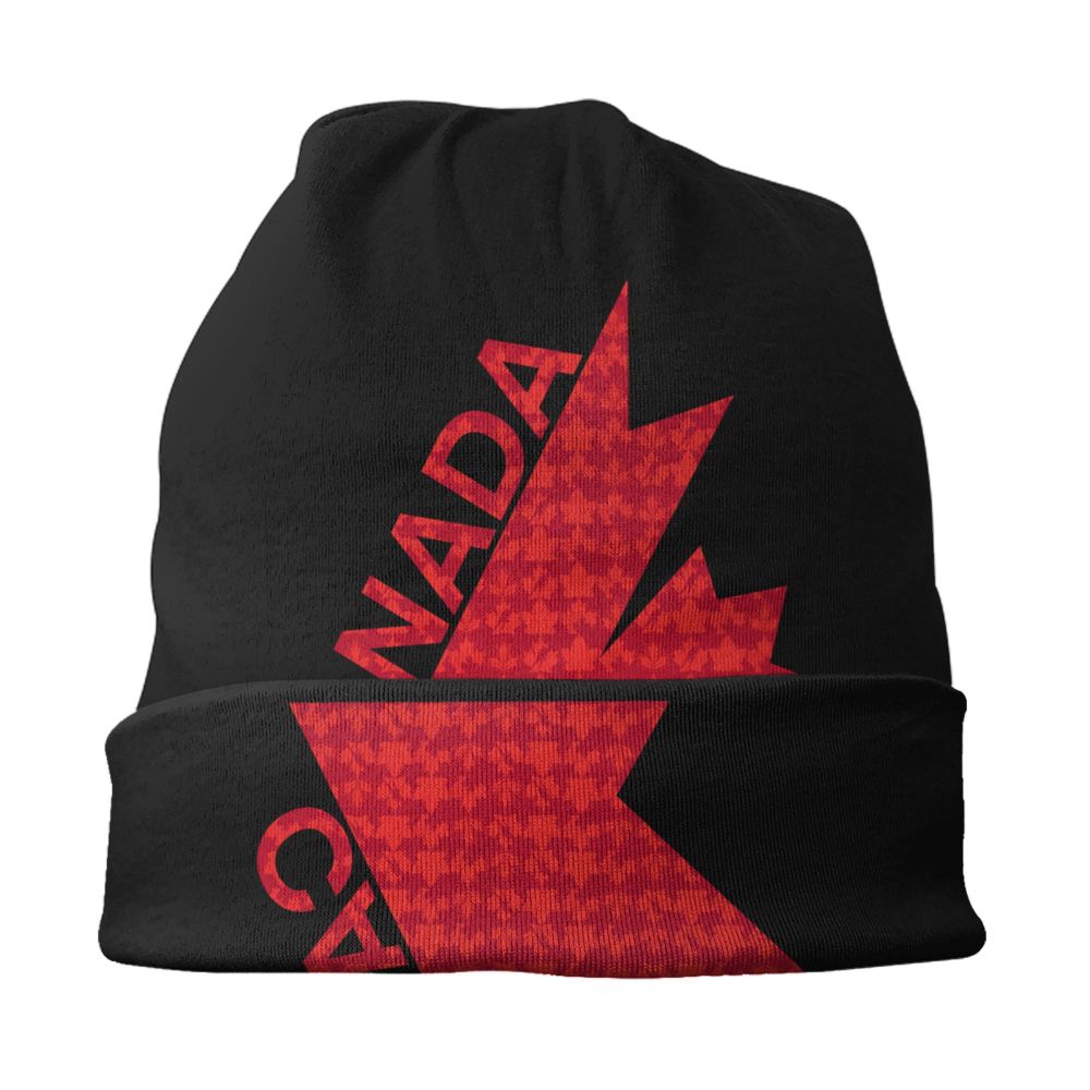 Canada Flag Bonnet Hat Knitted Hat Men Women Cool Unisex Adult Canadian Proud Winter Warm Skullies Beanies Caps