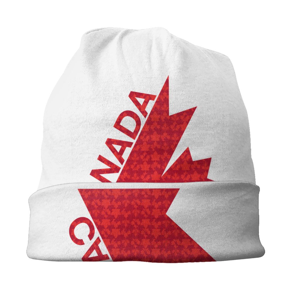 Canada Flag Bonnet Hat Knitted Hat Men Women Cool Unisex Adult Canadian Proud Winter Warm Skullies Beanies Caps