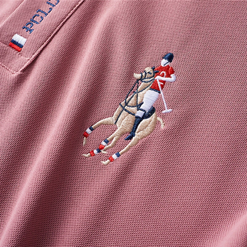 Men's Summer Embroidered Casual Fashion Short Sleeve POLO Shirt Comfortable Top Men's Summer Embroidered Casual Fashion Short Sleeve POLO Shirt Comfortable Top