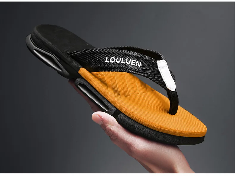 Men Summer High Quality Flip Flops Men Beach Slippers Fashion Outdoor Flip Flops Casual Breathable Slippers for Men New Sandals