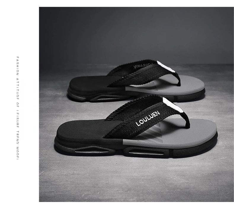 Men Summer High Quality Flip Flops Men Beach Slippers Fashion Outdoor Flip Flops Casual Breathable Slippers for Men New Sandals