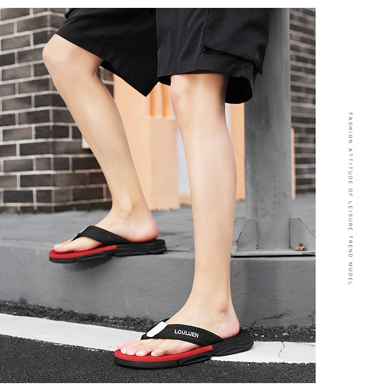 Men Summer High Quality Flip Flops Men Beach Slippers Fashion Outdoor Flip Flops Casual Breathable Slippers for Men New Sandals