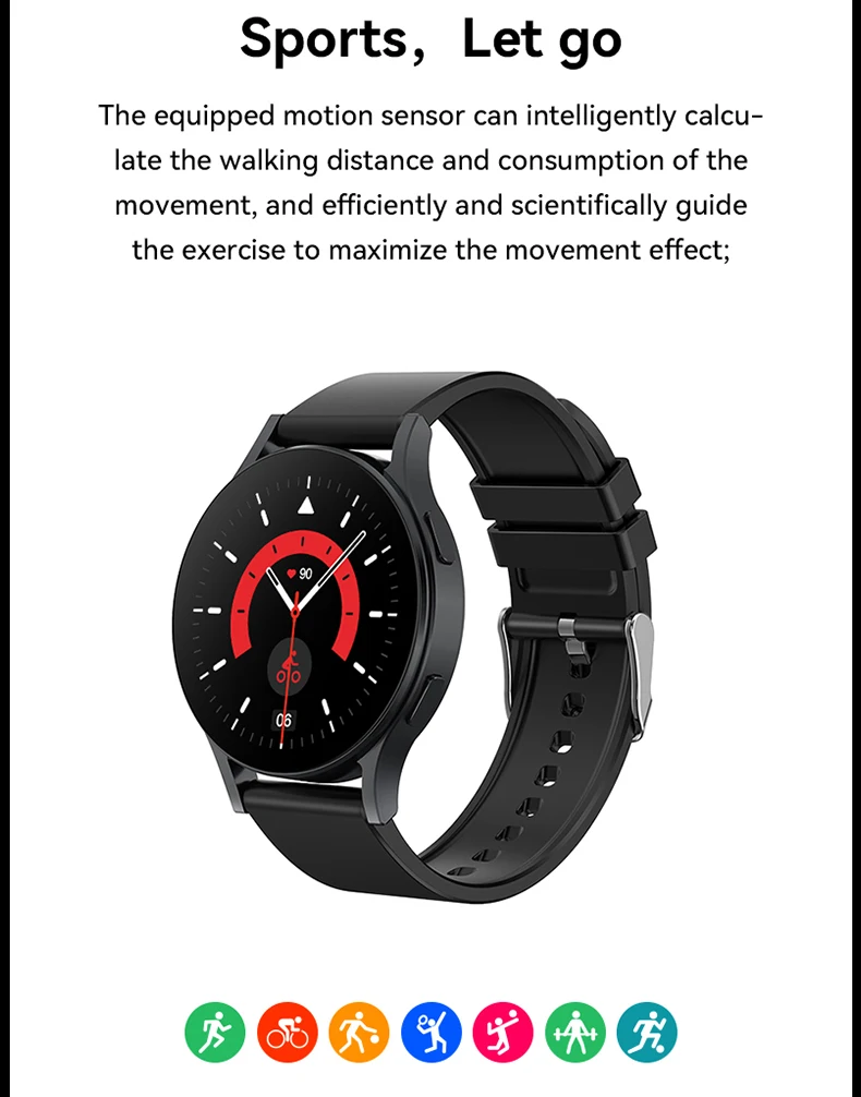 New Smart Watch 6 Men And Woman 1.44 Inch Screen Bluetooth Call Heart Rate Health Monitoring For Sunxing Wacthes 6 Pro Updates