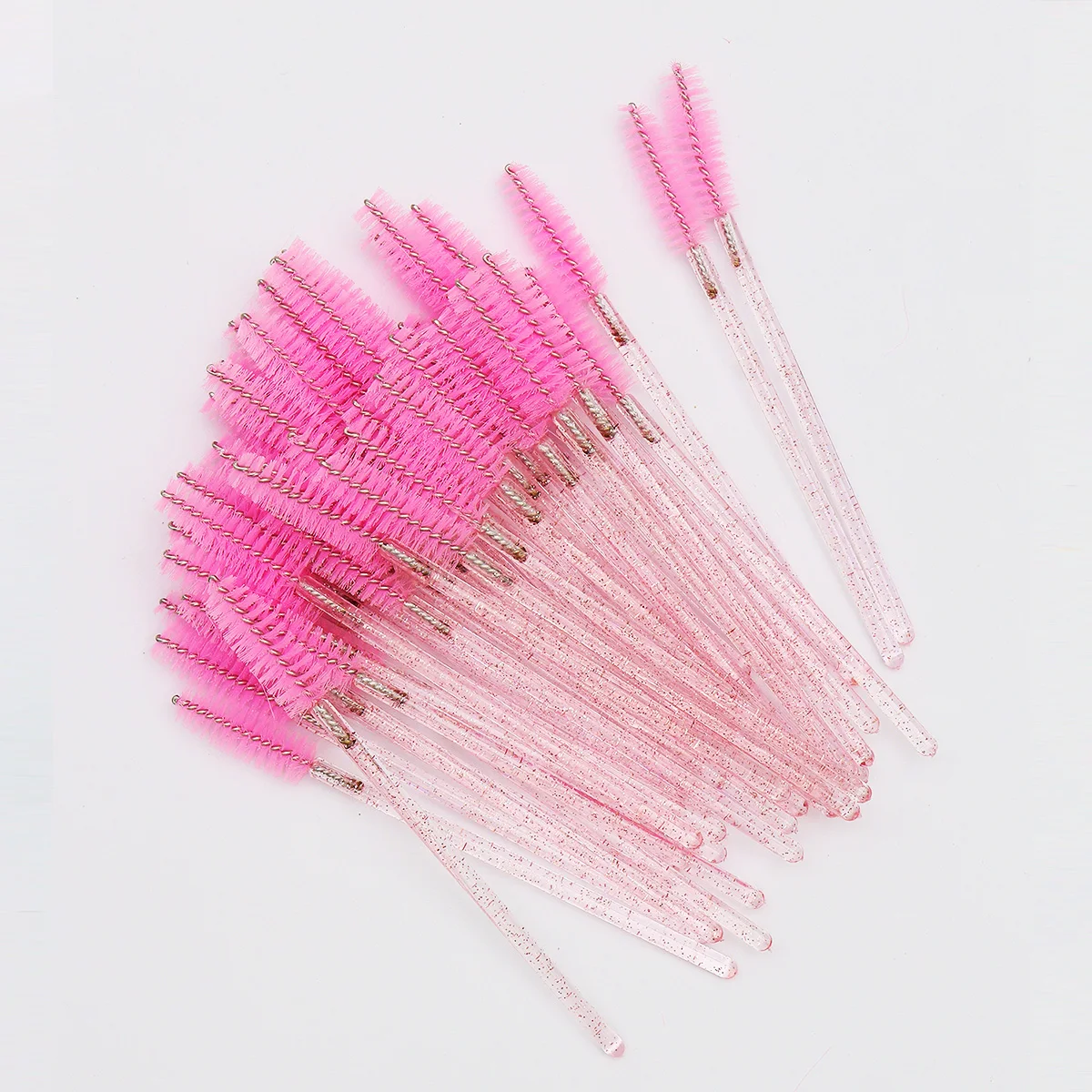 50Pcs Crystal Eyelashes Brush Comb Disposable Eye Lashes Extension Mascara Wands Makeup Professional Makeup Beauty Tool 50Pcs Crystal Eyelashes Brush Comb Disposable Eye Lashes Extension Mascara Wands Makeup Professional Makeup Beauty Tool