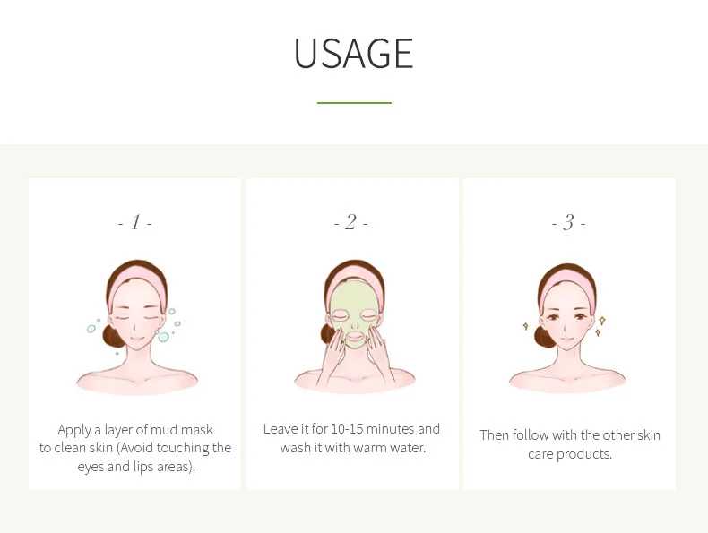 Face Clean Mask Green Tea Cleansing Stick Mask Shrink pores Deep Blackhead Remover facial Cleansing Moisturizing Mask 40g