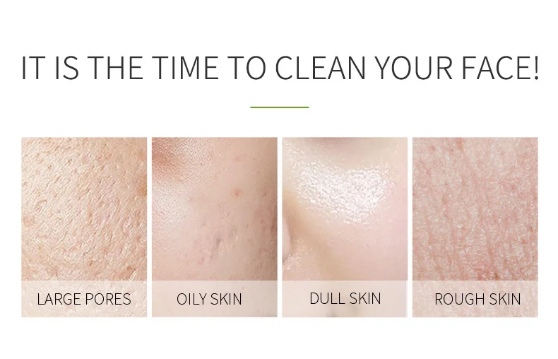 Face Clean Mask Green Tea Cleansing Stick Mask Shrink pores Deep Blackhead Remover facial Cleansing Moisturizing Mask 40g