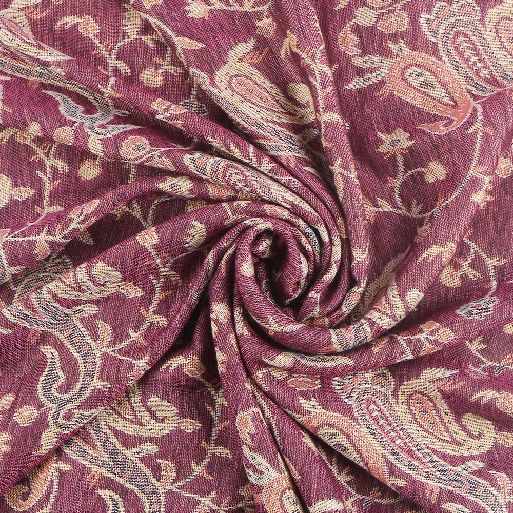 2025 Hot Sale Cashmere Pashmina Shawl Printed Jacquard Muslim Hijab for Women Imitated Wool with Tassels Scarf