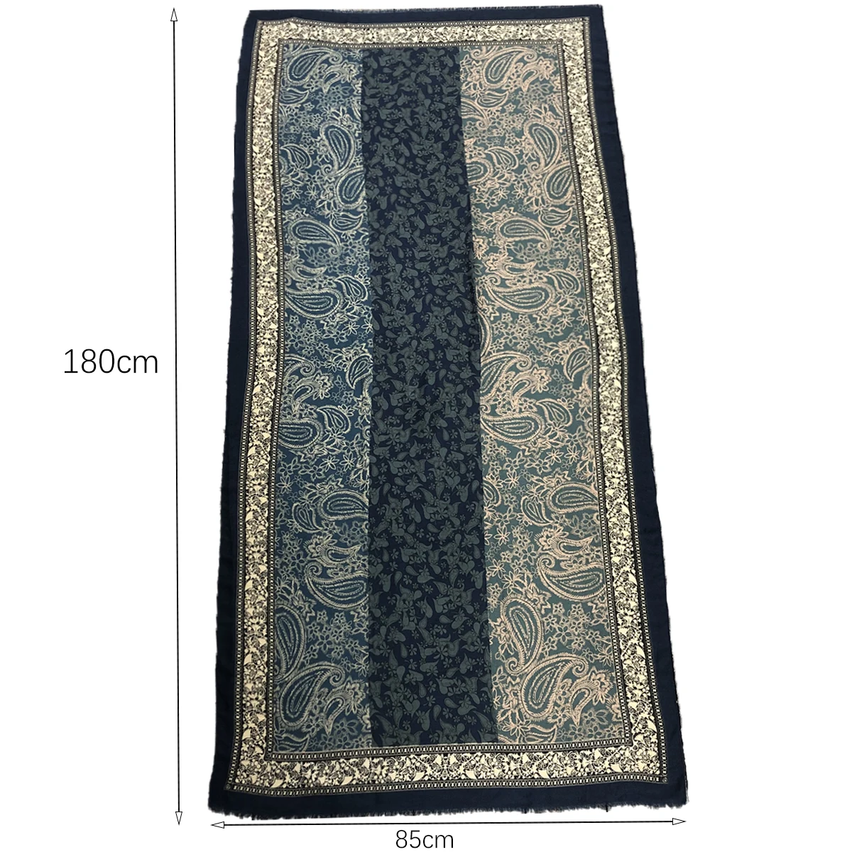 180*85cm Printed Cotton Hijab Muslim Women Soft Scarf Shawls Ethnic Style Rayon Polyester Scarf Winter Scarf Cashmere Hijab