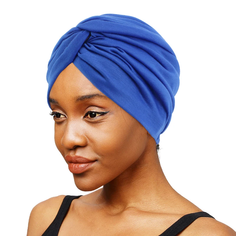Women Double Layer Satin Linning Stretch Turban Hat Cross Ruffle Chemo Sleep Cap Twist Bandanas Muslim Hijab Headscarf India Hat Women Double Layer Satin Linning Stretch Turban Hat Cross Ruffle Chemo Sleep Cap Twist Bandanas Muslim Hijab Headscarf India Hat