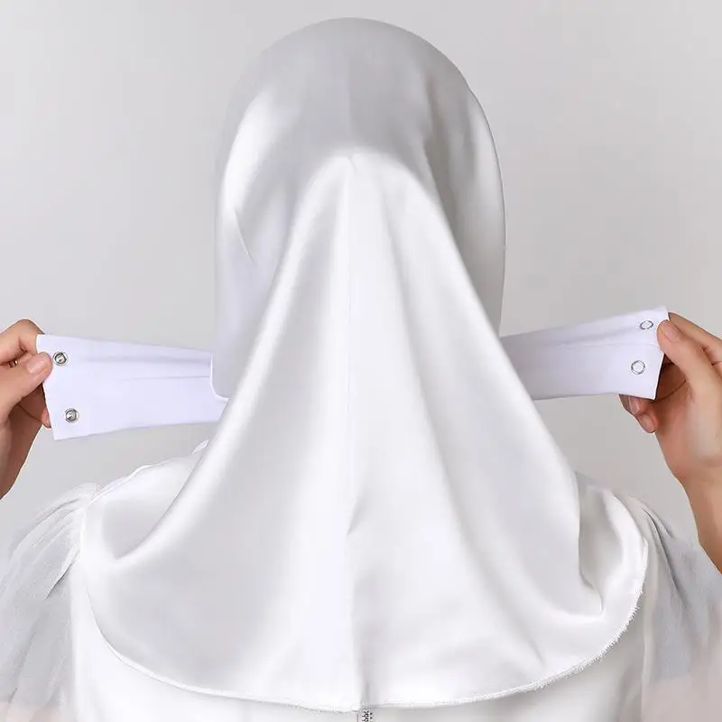 Instant Hijab Jersey Hijabs for Woman Muslim Hijab Caps Full Turban Cap Hair Wraps for Women Turban Headband Bonnet Hijab Femme