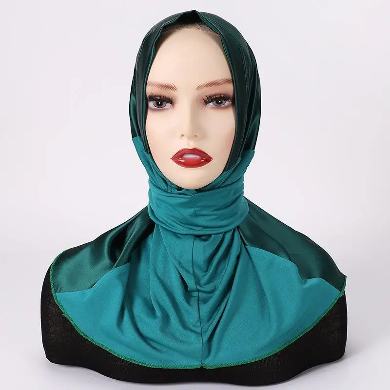 Instant Hijab Jersey Hijabs for Woman Muslim Hijab Caps Full Turban Cap Hair Wraps for Women Turban Headband Bonnet Hijab Femme