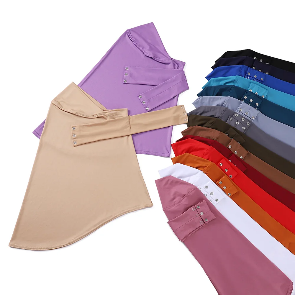 Instant Hijab Jersey Hijabs for Woman Muslim Hijab Caps Full Turban Cap Hair Wraps for Women Turban Headband Bonnet Hijab Femme