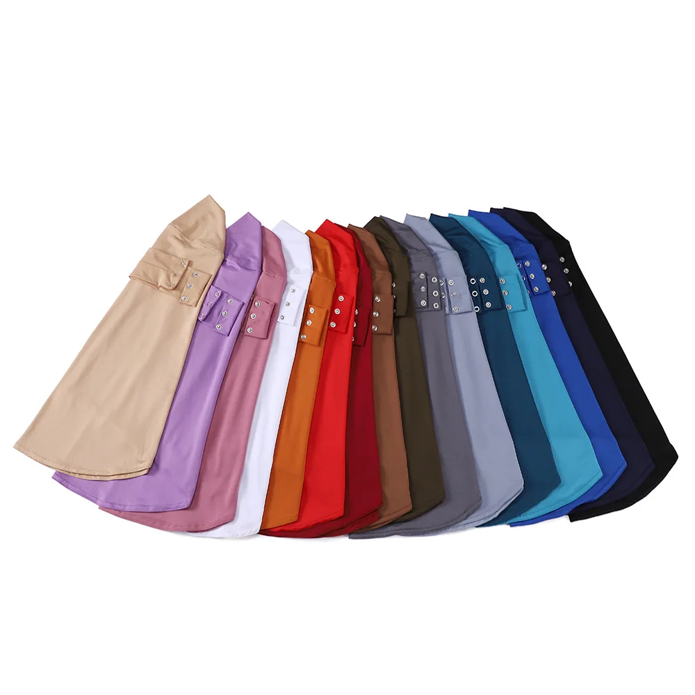 Instant Hijab Jersey Hijabs for Woman Muslim Hijab Caps Full Turban Cap Hair Wraps for Women Turban Headband Bonnet Hijab Femme