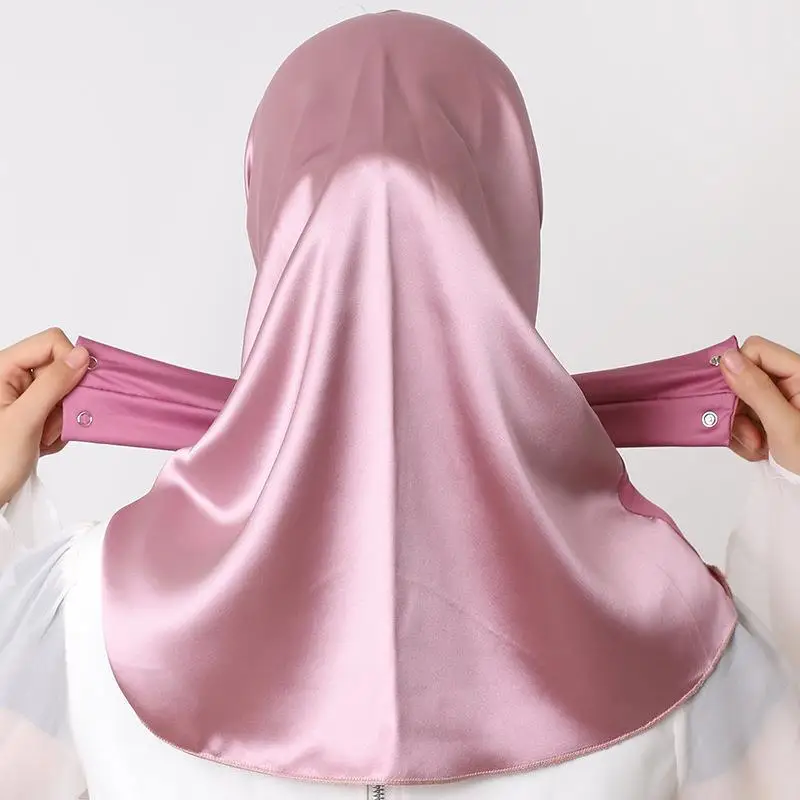 Instant Hijab Jersey Hijabs for Woman Muslim Hijab Caps Full Turban Cap Hair Wraps for Women Turban Headband Bonnet Hijab Femme