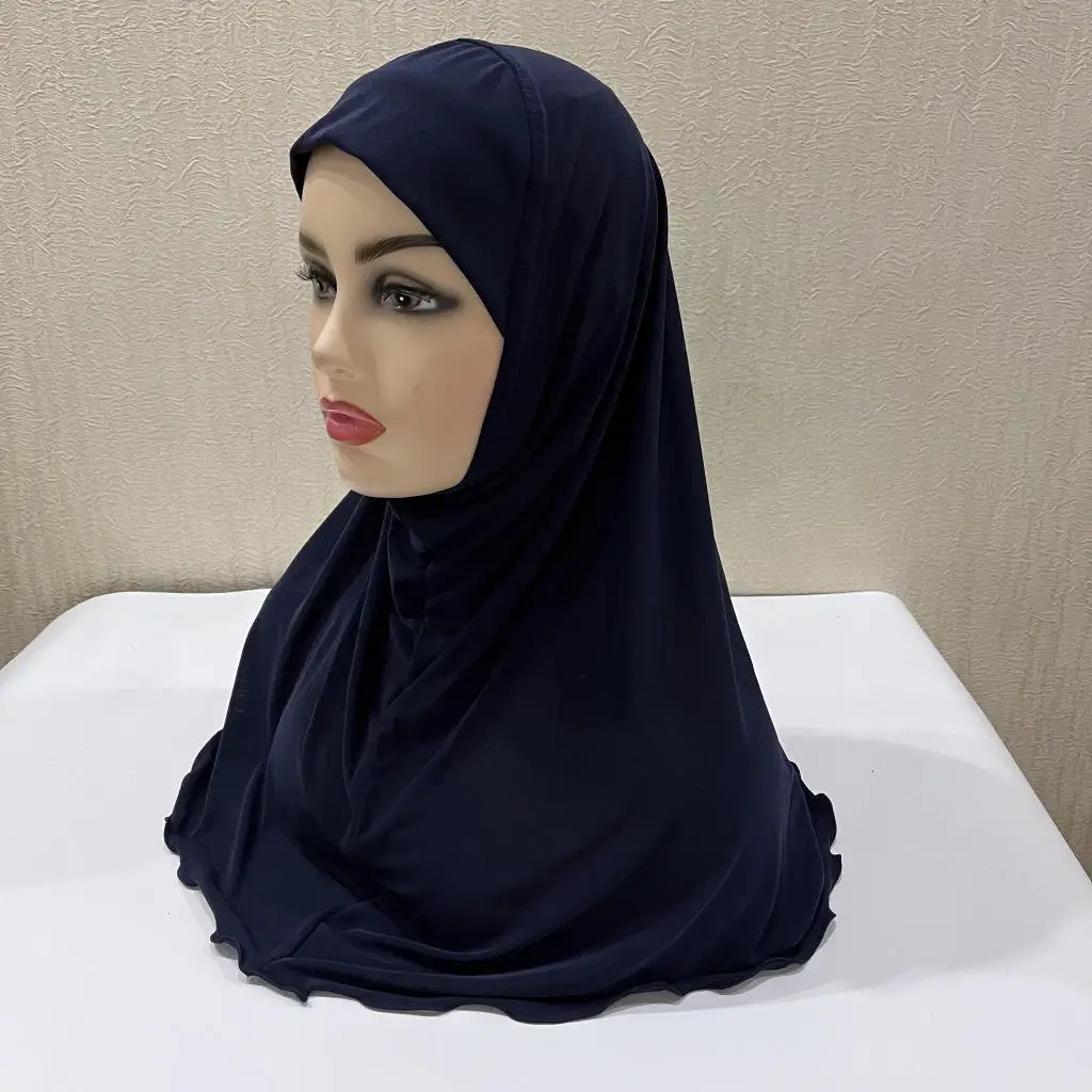 Hijabs for Kids Girl 7 to 12 years old Muslim Islamic Scarf Shawls Soft Stretch Material Malaysia Girl Children Hijabs Wholesale