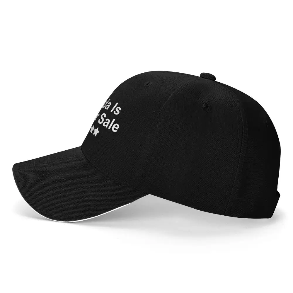 Canada Is Not For Sale Hat Baseball Cap Outdoor Gym High Quality Trucker Hat Unisex-Teens Casual Design Baseball Caps
