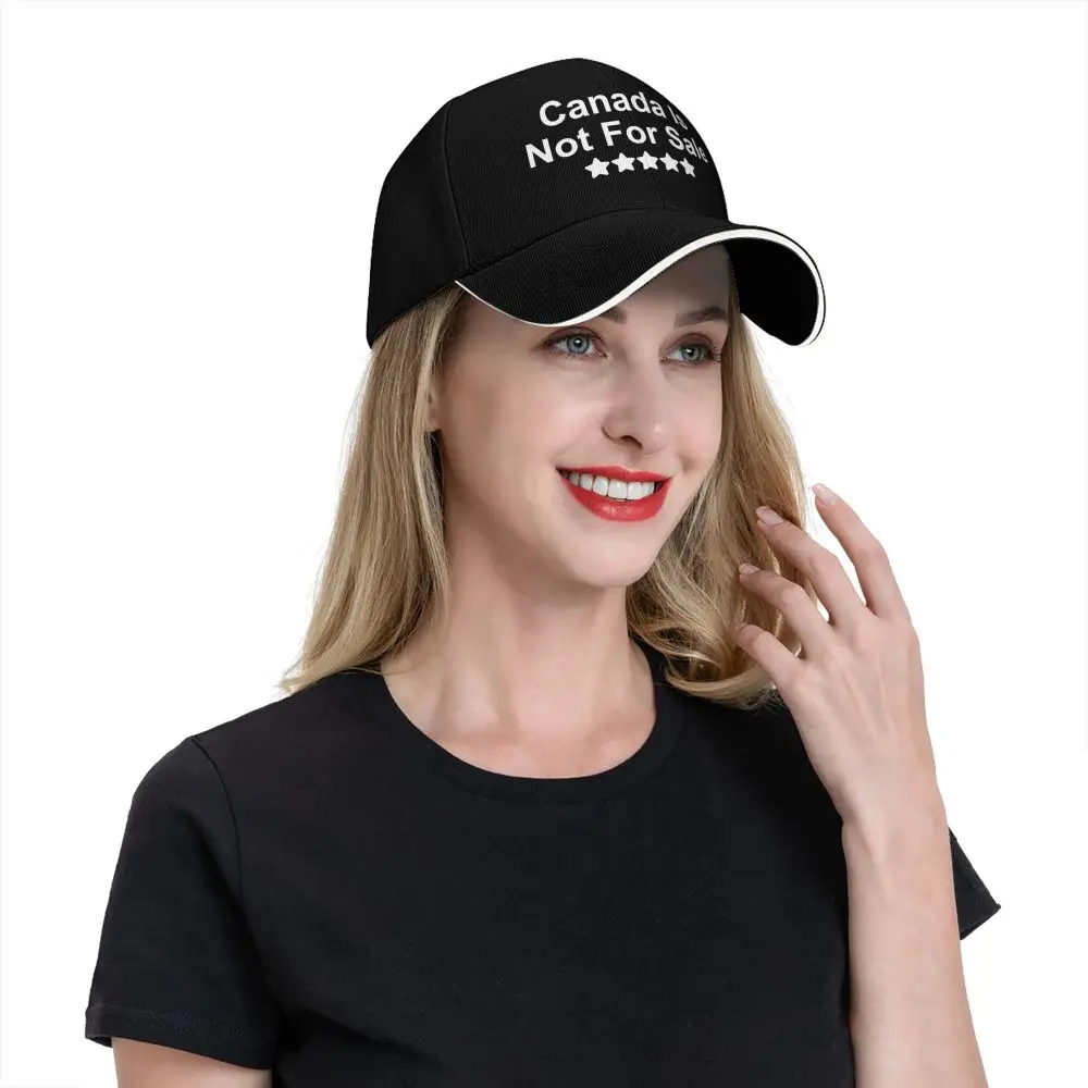 Canada Is Not For Sale Hat Baseball Cap Outdoor Gym High Quality Trucker Hat Unisex-Teens Casual Design Baseball Caps