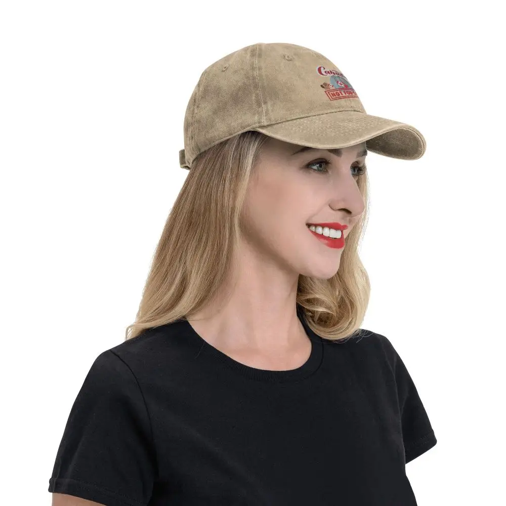 Canada NOT FOR SALE Red Logo Washed Baseball Cap Vintage Trucker Hat Summer Women Men Hiking Fishing Designer Baseball Caps