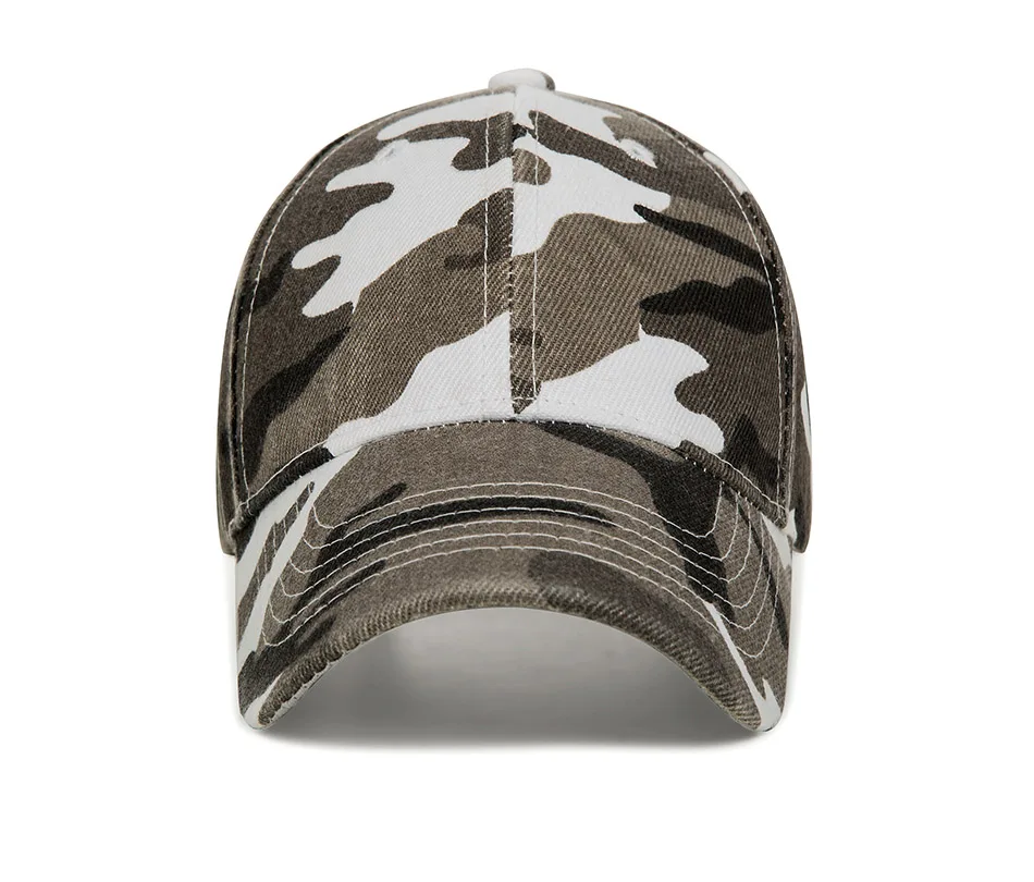 Baseball Cap Outdoor Sport Caps Leisure Army Camo Hat Sunscreen Duck Tongue Hat Snapback Caps Men's and Women's Camouflage Caps