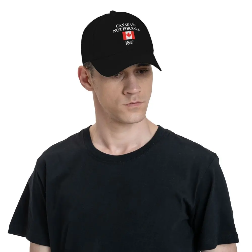 Canada Is Not For Sale 1867 Funny Baseball Cap y2k Retro Trucker Hat Summer Unisex-Teens Running Hippie Snapback Cap